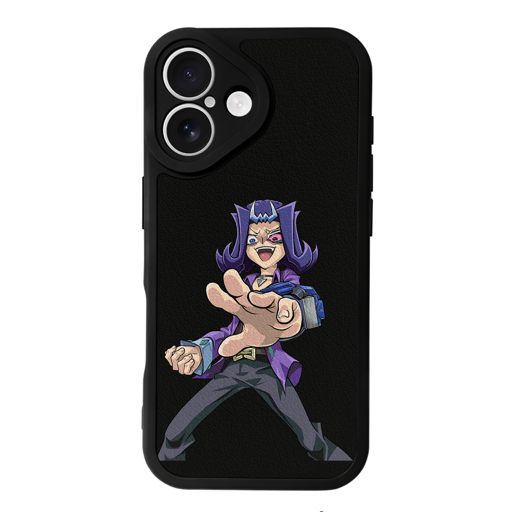 遊☆戯☆王 Yu-Gi-Oh! 【iPhone 16シリーズ対応】シリコンスマホケース（レザー調） 材質：シリコン